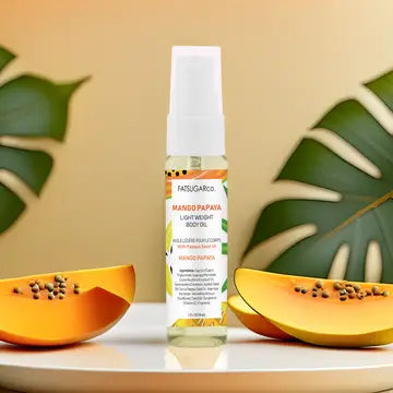 Fatsugar Co- Mango Papaya Body Oil 4oz