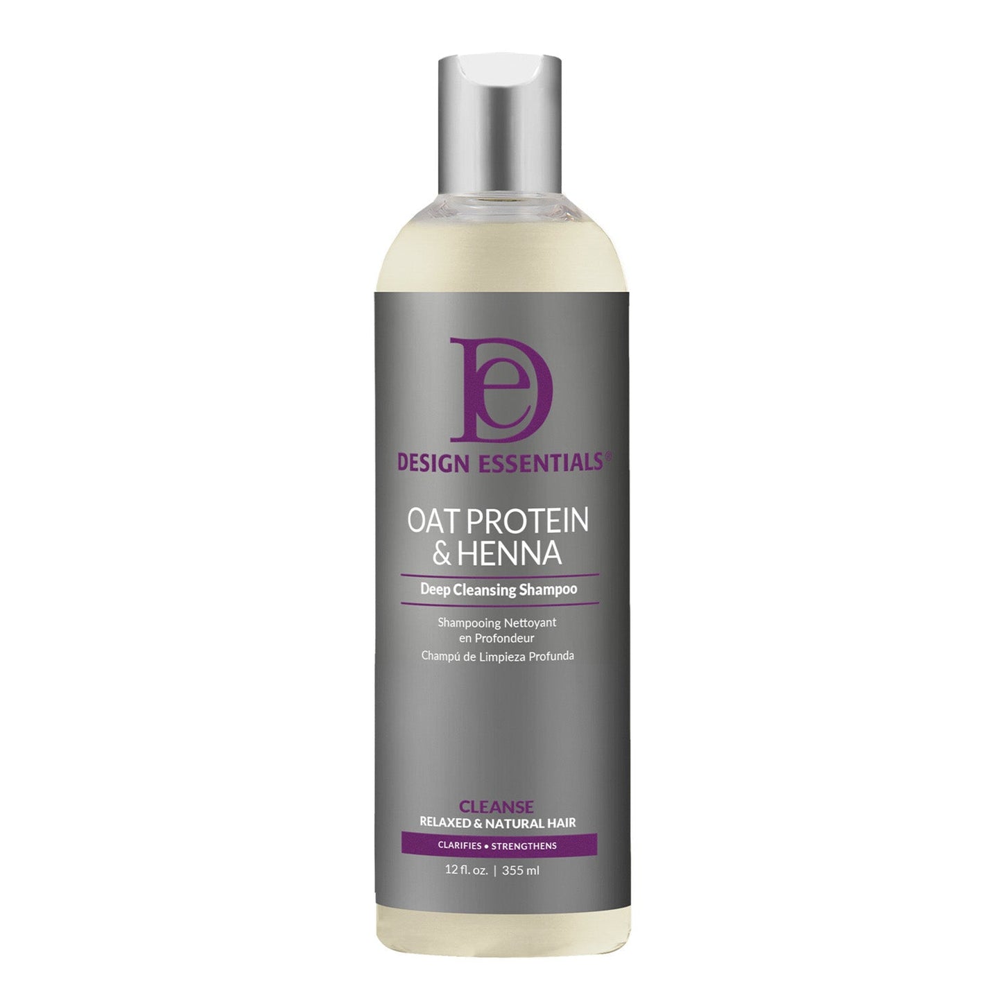 Design Essentials- Oat Protein& Henna Shampoo 12oz