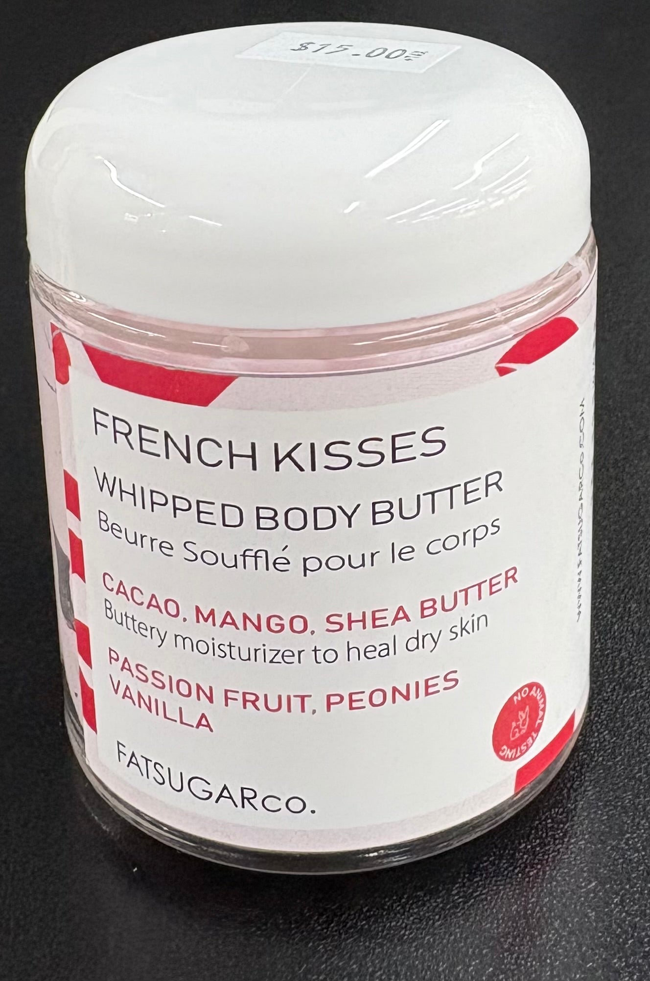 Fatsugar Co- French Kisses Whipped Body Butter 4oz