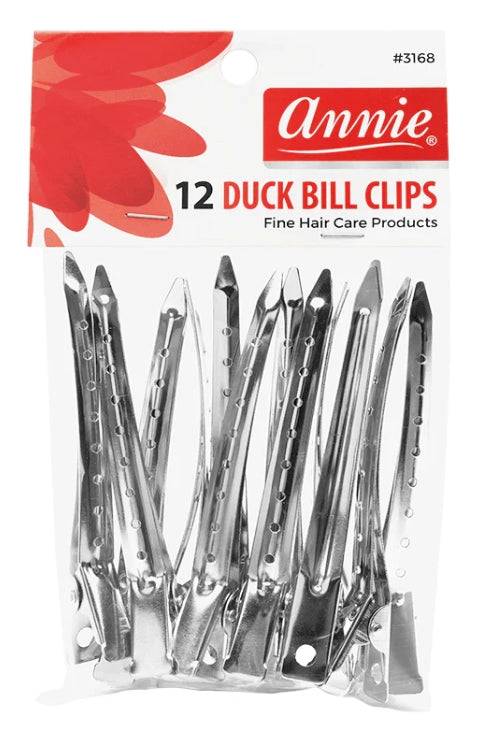 Annie 12Pc Duck Bill Clips