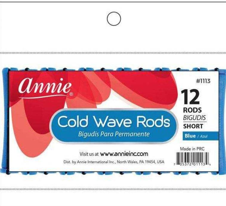 Annie Cold Wave Rods Short 12Pc Blue