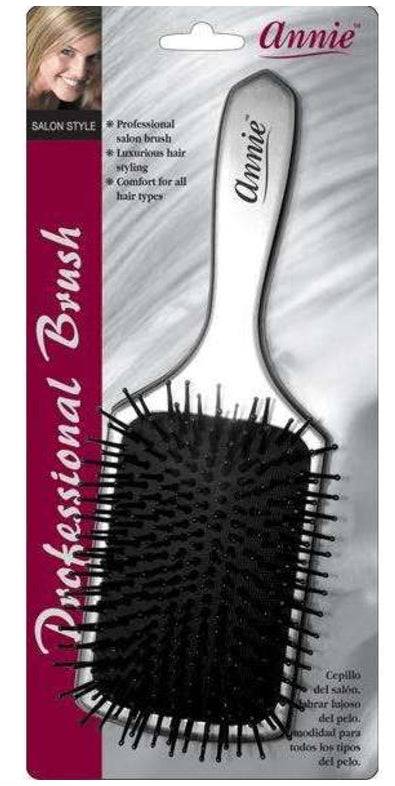 Annie Deluxe Paddle Brush Large Silver