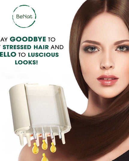 Electric Oil Applicator and Vibration Scalp Massager 2 in 1