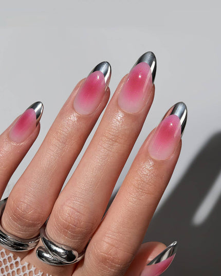 32pcs Short Almond Press On Nails