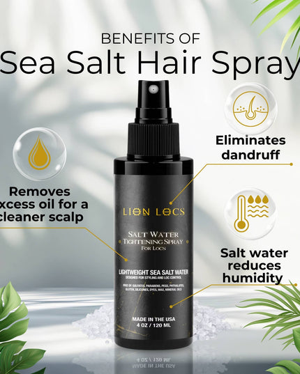 Lion Locs Salt Water Tightening Spray - VEGAN