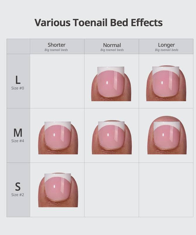 Short Square Blue Toenails - BTArtbox Press On Toe Nails Set