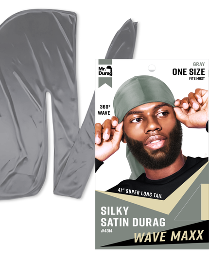 Mr. Durag Wave Maxx Silky Satin Durag, 1 Count, Assorted 1