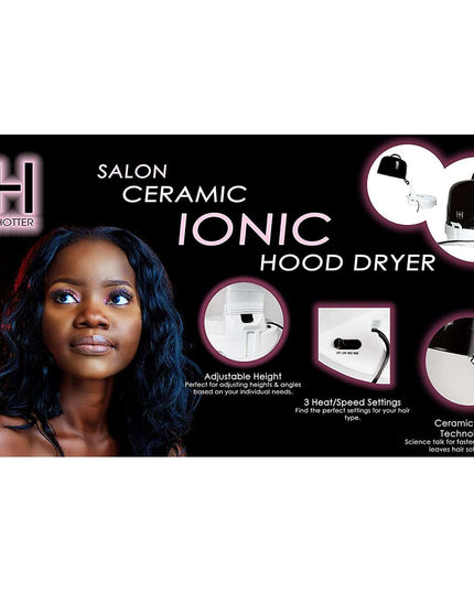 Hot & Hotter Large Salon Portable Hood Dryer