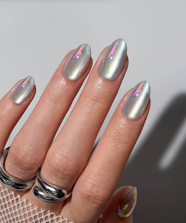 32pcs Short Almond Press On Nails