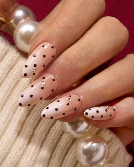 Leopard French Press On Nails | Short Almond Square Brown