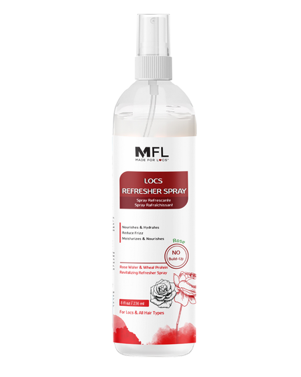 Locs Rose-Water Refresher Spray | 8 oz