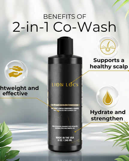 Lion Locs Co-Wash Shampoo / Leave-In Conditioner - VEGAN