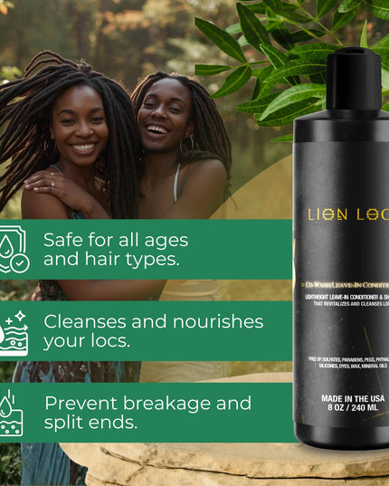 Lion Locs Co-Wash Shampoo / Leave-In Conditioner - VEGAN
