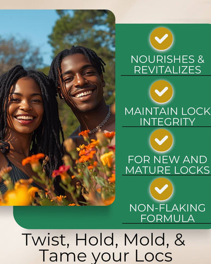Lion Locs Firm Hold Locking Moisturizer Gel / Cream - VEGAN