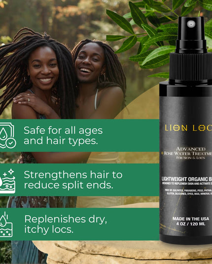 Lion Locs Advanced Rosewater - VEGAN