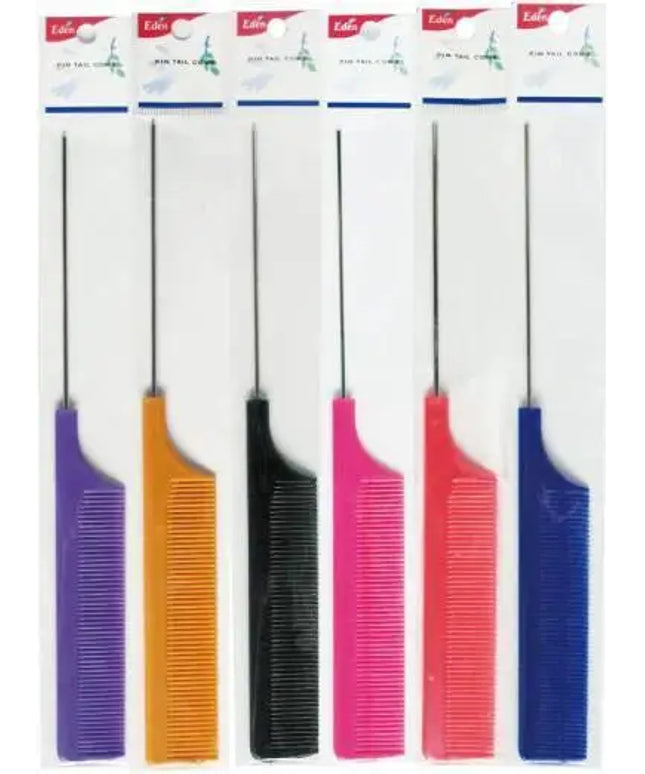Eden Assort Metal Pin Tail Comb