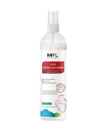 Locs Rose-Water Refresher Spray | 8 oz