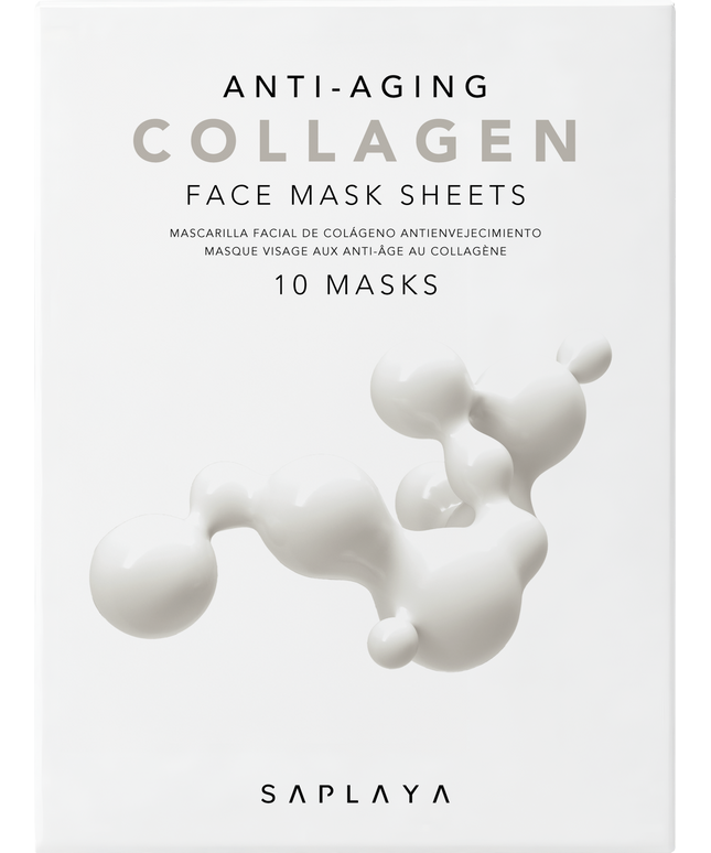 Saplaya - K-Beauty Collagen 10pc Face Mask Pack