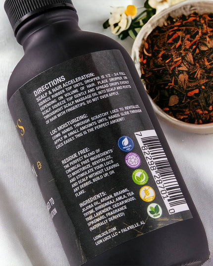 Lion Locs Loc Growth & Scalp Relaxation Oil - VEGAN