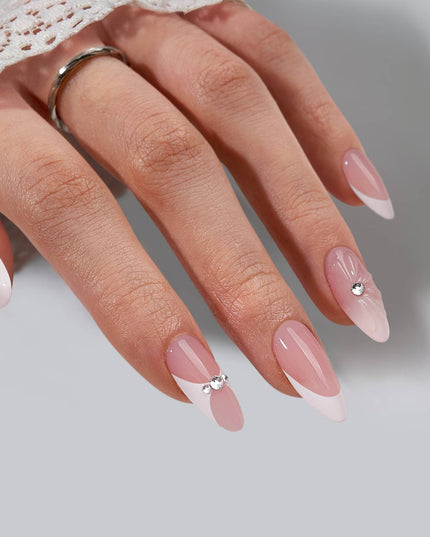 3D French Tip Press On Nails Bulk-BTARTBOX Spring