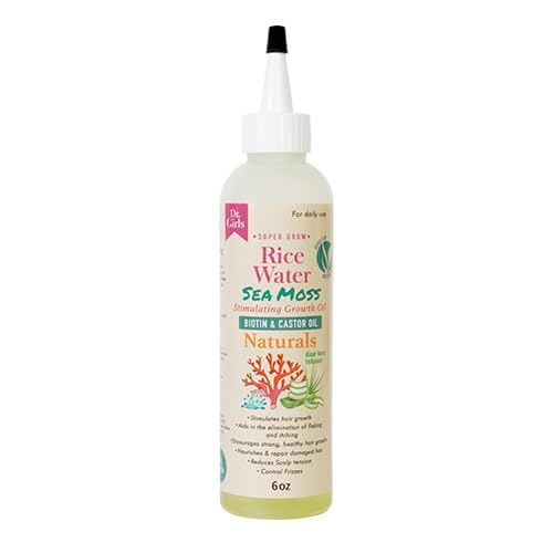 Dr.Girls Rice Water Thickening Growth Oil 6oz - SEA MOSS