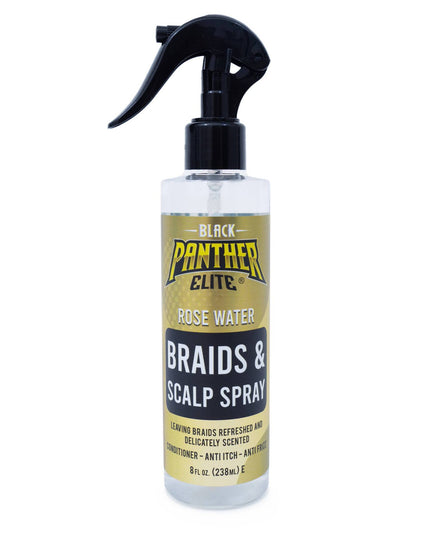 Black Panther Rosewater Braid and Scalp Spray 8oz