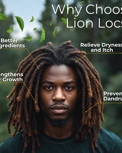 Lion Locs Loc Growth & Scalp Relaxation Oil - VEGAN