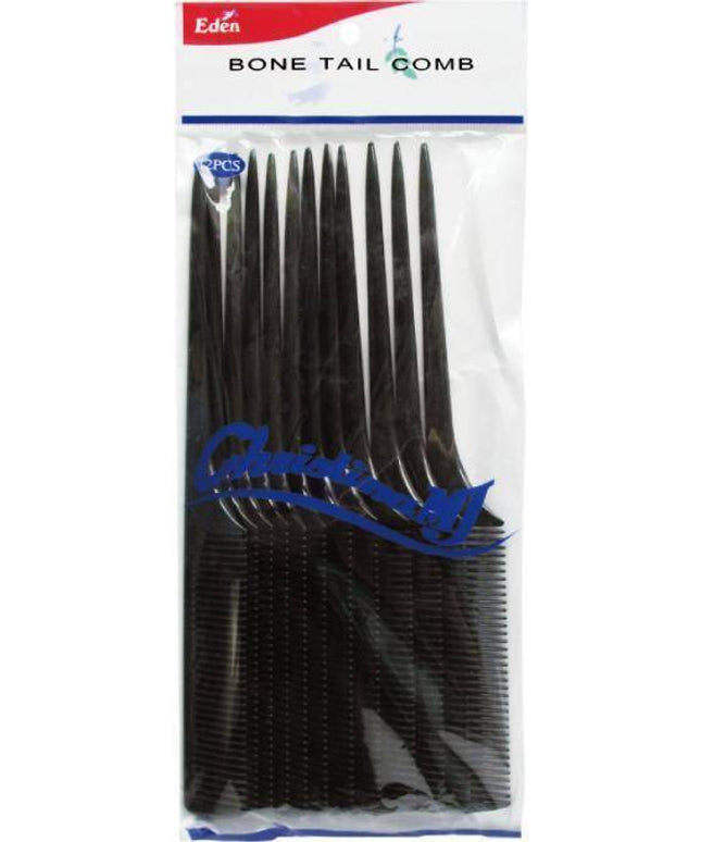 Eden Black Bone Tail Comb