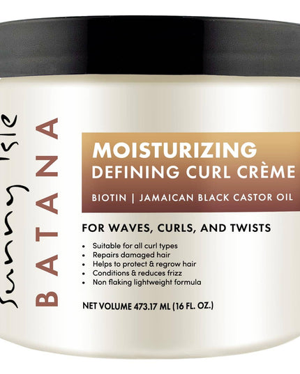 Sunny Isle Batana Moisturizing Defining Curl Crème 16oz