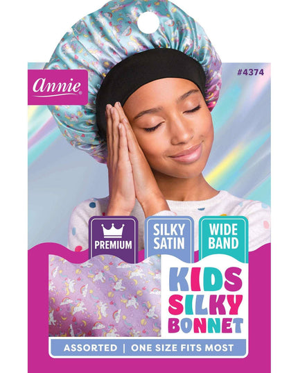 Annie Premium Kid's Silky Wide Edge Bonnet Dual Layer Asst