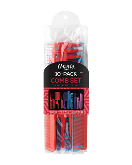 Annie Professional Comb Set 10ct Asst.