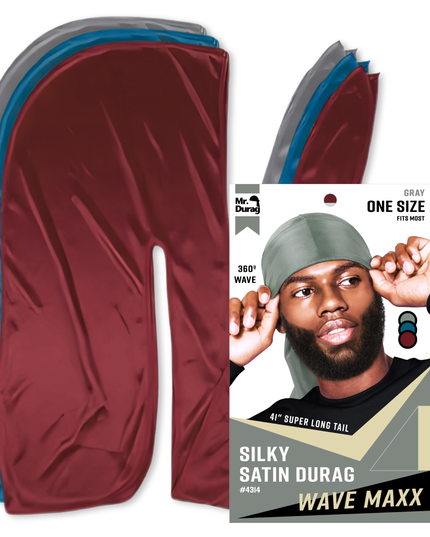 Mr. Durag Wave Maxx Silky Satin Durag, 1 Count, Assorted 1