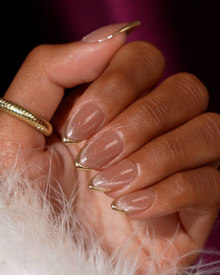 Leopard French Press On Nails | Short Almond Square Brown