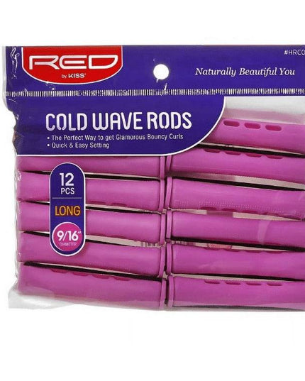 Annie Jumbo Cold Wave Rods 12Pc Red