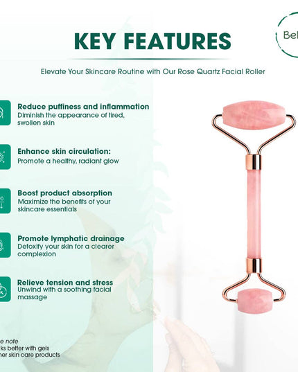 Rose Quartz Face Roller