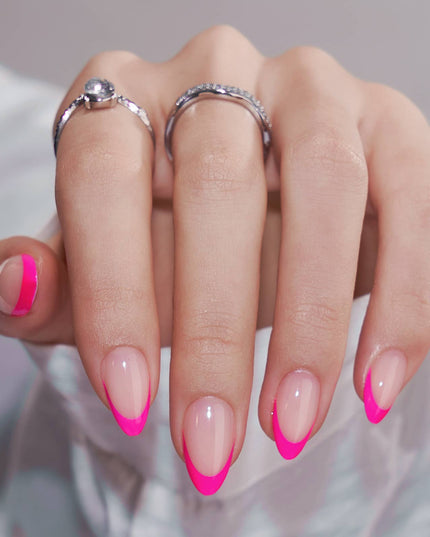 Leopard French Press On Nails | Short Almond Square Brown