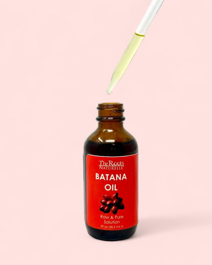 Batana Oil Drops Raw and Pure Hair Solution 2oz