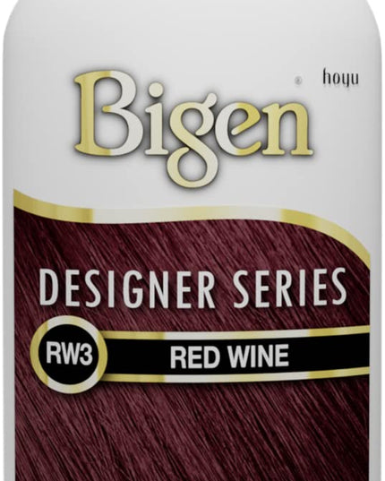 Bigen Designer Series Semi Permanent Hair Color RW3, Red Wine