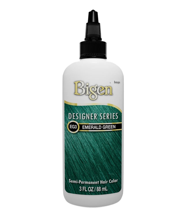 Bigen Semi Permanent Vivid Shades Hair Color EG3 Emerald Green 3 Oz