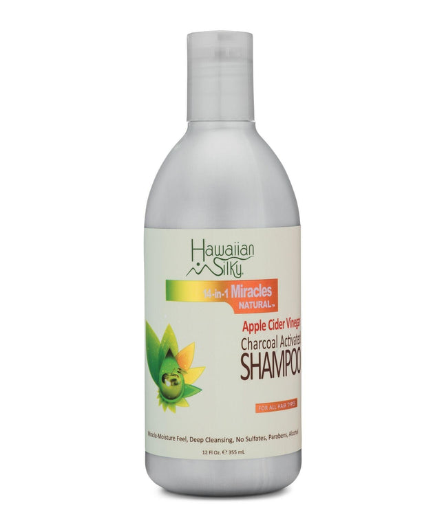 Hawaiian Silky Apple Cider Charcoal Vinegar Shampoo 12oz