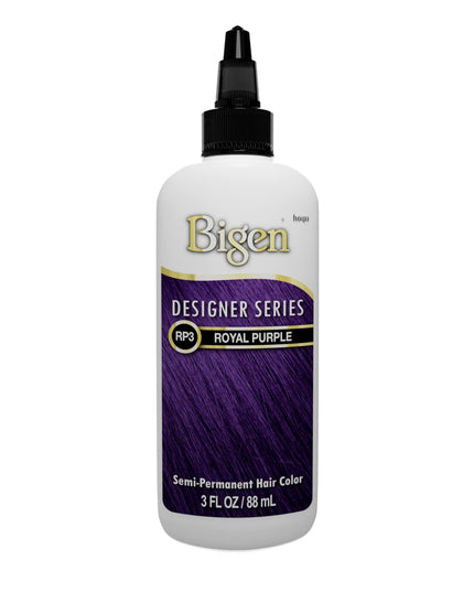Bigen Semi Permanent Vivid Shades Hair Color RP3 Royal Purple 3 Oz