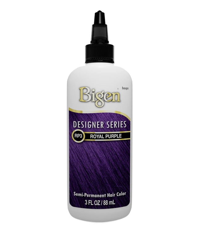 Bigen Semi Permanent Vivid Shades Hair Color RP3 Royal Purple 3 Oz