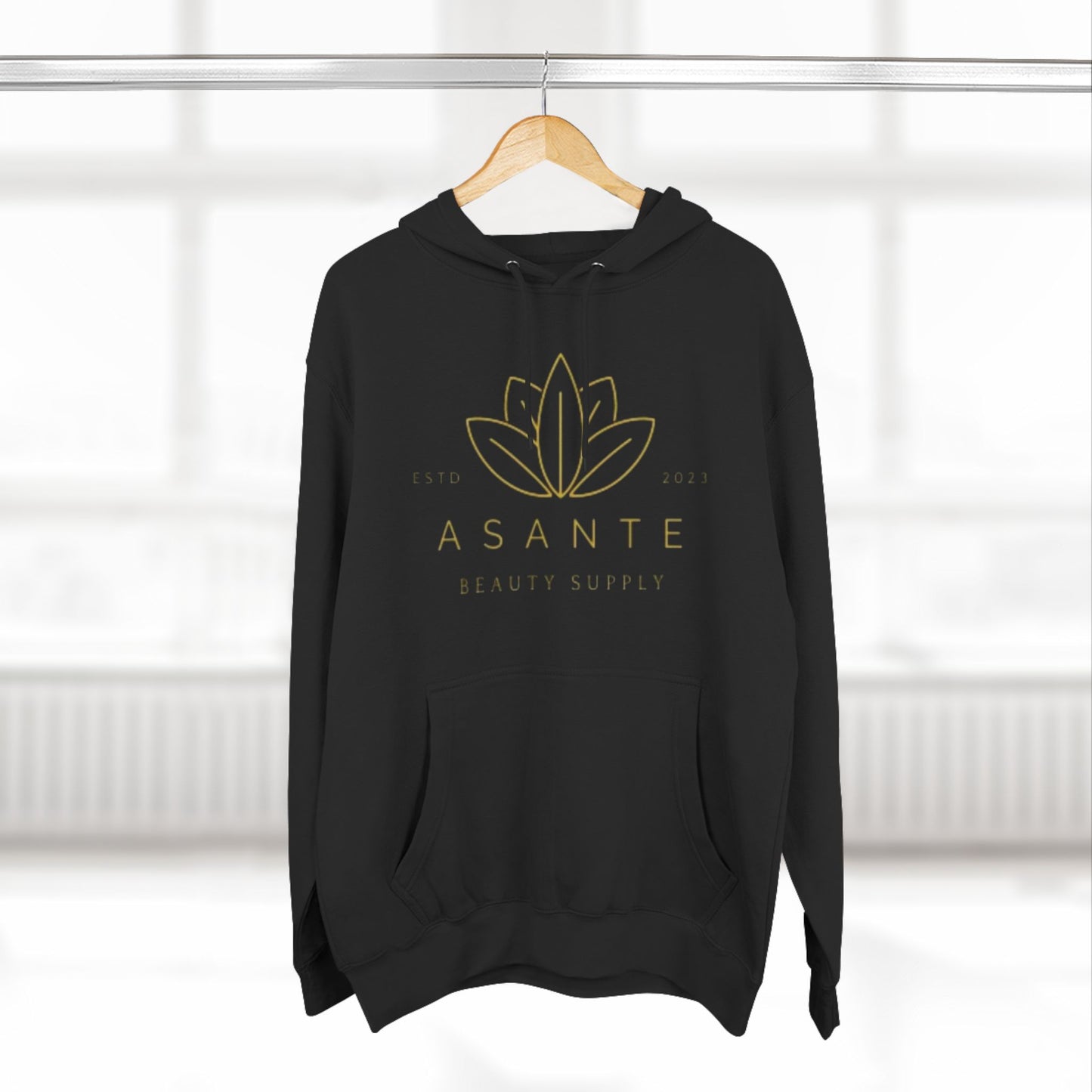 Asante Beauty Supply- Three-Panel Fleece Hoodie