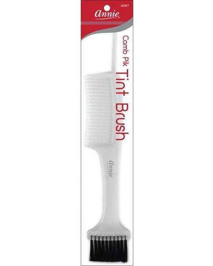 Annie Tint Brush With Comb And Pik - Clear