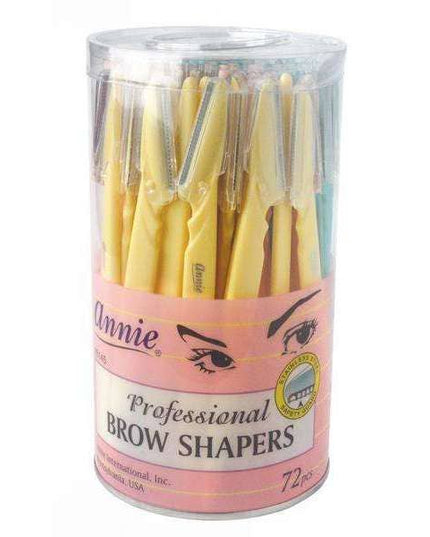 Annie Eyebrow Shaper Display 72Ct Asst Color
