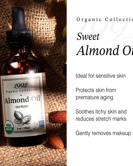 1992 Organic Collection- Sweet Almond Oil 2oz