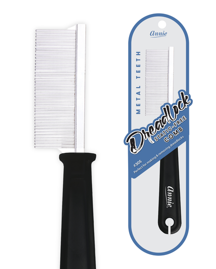 Annie Dreadlock Comb Black