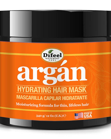 Difeel Argan Hydrating Hair Mask 12 oz