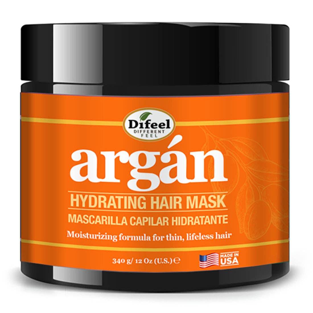 Difeel Argan Hydrating Hair Mask 12 oz