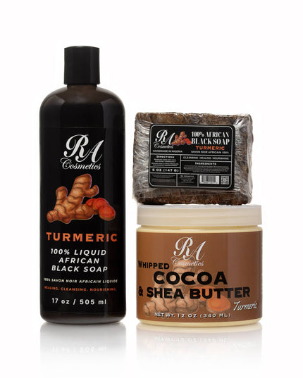 Whipped Cocoa & Shea Butter w/ Turmeric Oil, 12oz